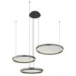   GLOBO 67186-60 BRIGGS LED függeszték 55W 230V IP20 1xLED fekete HxSzxM=1030x830x1500mm 1200lm