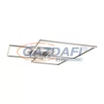   GLOBO 67220-40 MUNNI Mennyezeti lámpa matt alumínium, műanyag fényforrás takaró opál búrával. Fali kapcsolóról színhőmérséklet léptethető. HxSZxM:636x637x95, inkl. 1xLED 40W 230V, 1710-1850lm, CCT 6.000-3000-4.000