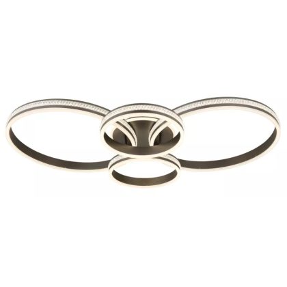   GLOBO 673140-39A GROUNI LED mennyezeti lámpa 39W 230V IP20 1xLED titánium matt HxSzxM=1060x600x137mm 2500lm