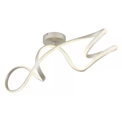   GLOBO 67341DN SWIRL LED mennyezeti lámpa 30W 230V IP20 1xLED nikkel matt HxSzxM=908x280x330mm 2950lm 4000K