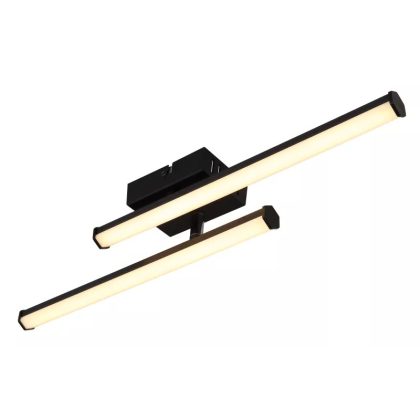   GLOBO 67342-12 KIRINA LED mennyezeti lámpa 12W 230V IP20 1xLED fekete HxSzxM=500x70x84mm 860lm 3000K