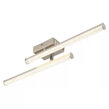 GLOBO 67346-12 KIRINA LED mennyezeti lámpa 12W 230V IP20 1xLED nikkel matt HxSzxM=500x70x84mm 1000lm 4000K