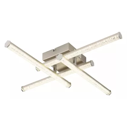   GLOBO 67346-24 KIRINA LED mennyezeti lámpa 24W 230V IP20 1xLED nikkel matt HxSzxM=500x500x88mm 1840lm 4000K