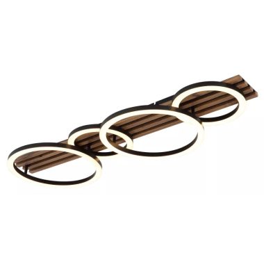 GLOBO 67353D4 TISHA LED mennyezeti lámpa 30W 230V IP20 1xLED fekete HxSzxM=860x300x95mm 1500lm 3000K