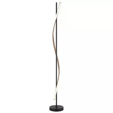 GLOBO 67354S WATKINS állólámpa 30W 230V IP20 1xLED fekete d=200 mm 1225lm 3000K