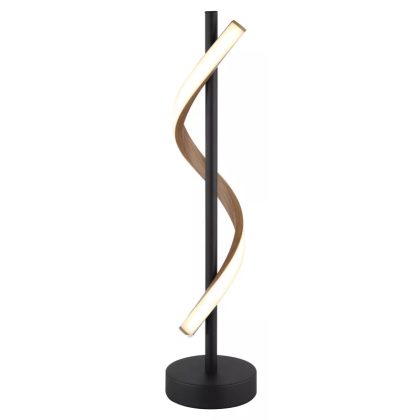   GLOBO 67354T WATKINS LED asztali lámpa 12,50 230V IP20 1xLED fekete d=155 mm 540lm 3000K