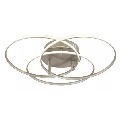   GLOBO 67355-40N KOMBOS LED mennyezeti lámpa 40W 230V IP20 1xLED nikkel matt d=456 mm 3520lm 4000K