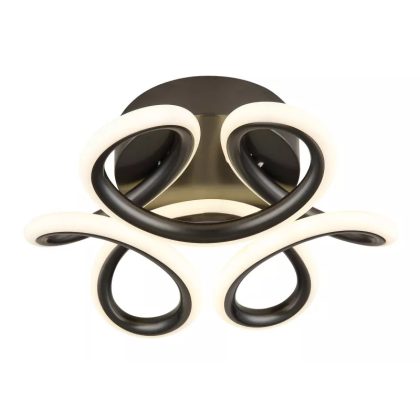   GLOBO 67386-24A MELISAND LED mennyezeti lámpa 24W 230V IP20 1xLED antracit matt d=260 mm 1400lm