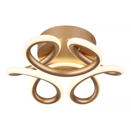   GLOBO 67386-24CH MELISAND LED mennyezeti lámpa 24W 230V IP20 1xLED pezsgő  matt d=260 mm 1512lm