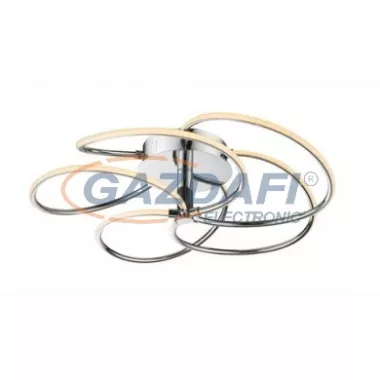 GLOBO 67823-40D1 Mennyezeti, spirál, LED, 40W, 3000K, 2843 Lm, króm /akril
