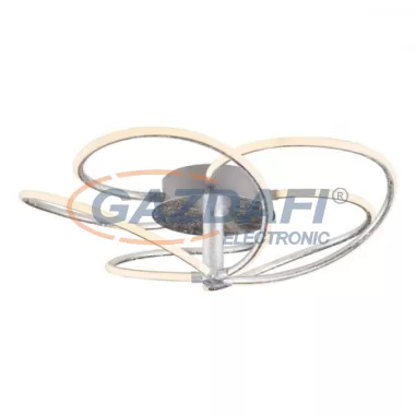 GLOBO 67823-40D1S Wave Mennyezeti lámpa, 40W, 3000 K, 2800 Lm, ezüst