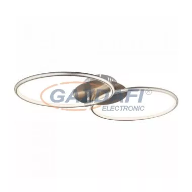 GLOBO 67825-30 Mennyezeti matt króm, akril opál, LED 30W 60V, 2400lm, 3200K, 700x400x86mm