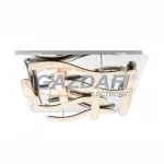   GLOBO 67833-96 Nabro Mennyezeti lámpa, 96W, 3500 K, 8041 Lm, króm/ akril/ akril kristályok