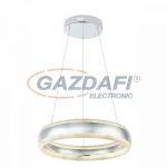   GLOBO 67839-24 Tully Beltéri lámpa, 24W, 3500 K, 872 Lm, króm/akrilkristályok / akril