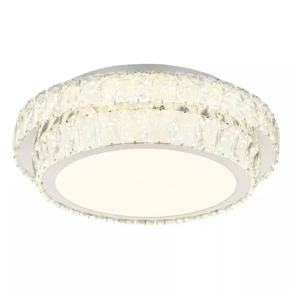   GLOBO 68157-38 KLARA LED mennyezeti lámpa 38W 230V IP20 1xLED króm d=400 mm 2818lm