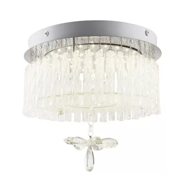 GLOBO 68397-12 Mennyezeti K9 kristály virággal, LED 12W 39V, 840lm, 4000K, Ø280x219mm
