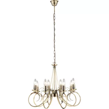 GLOBO 69003-8 Csillár sárgaréz, E14 40W 230V, Ø550x1350mm