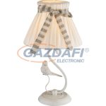   GLOBO 69027T SAVIO Asztali lámpa textil ernyővel, 1xE14 40W 230V