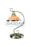 GLOBO 6905-1T SASSARI Asztali lámpa, 60W, E27, antik sárgaréz, üveg