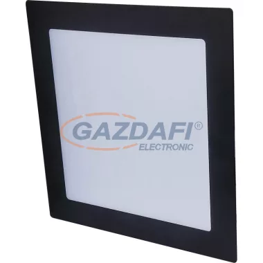 GREENLUX GXDW360 LED90 VEGA-S fekete 18W LED panel, süllyesztett, szögletes, IP44/20 1350lm 3800K 220-240V A++ -> A  225x225mm