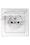 GREENLUX GXKP008 Csatlakozóaljzat JUPITER 250V 16A fehér 2P+PE IP44 GREENLUX GXKP008 Csatlakozóaljzat JUPITER 250V 16A fehér 2P+PE IP44