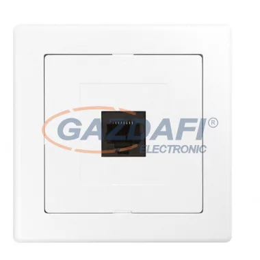 GREENLUX GXKP014 Kommunikációs csatlakozóaljzat 8pin. JUPITER fehér GREENLUX GXKP014 Kommunikációs csatlakozóaljzat 8pin. JUPITER fehér