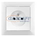   GREENLUX GXKP035 Csatlakozóaljzat PREMIUM fehér 250V 16A 2P+PE