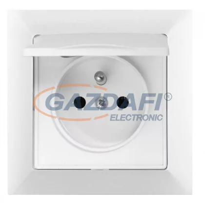 GREENLUX GXKP037 Csatlakozóaljzat PREMIUM fehér 250V 16A 2P+PE IP44 GREENLUX GXKP037 Csatlakozóaljzat PREMIUM fehér 250V 16A 2P+PE IP44