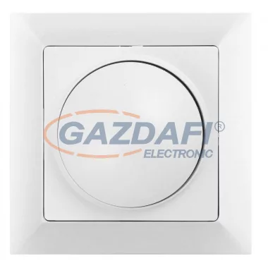 GREENLUX GXKP040 Forgatógombos fényerőszabályzó 230V, 50Hz, PREMIUM fehér, Pmin:60W, Pmax:400W GREENLUX GXKP040 Forgatógombos fényerőszabályzó 230V, 50Hz, PREMIUM fehér, Pmin:60W, Pmax:400W