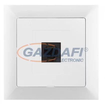 GREENLUX GXKP046 Telefon csatlakozóaljzat 4pin PREMIUM fehér GREENLUX GXKP046 Telefon csatlakozóaljzat 4pin PREMIUM fehér