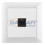   GREENLUX GXKP049 Kommunikációs csatlakozóaljzat 8pin Cat6 PREMIUM fehér