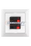 GREENLUX GXKP053 Dupla audio csatlakozóaljzat PREMIUM fehér GREENLUX GXKP053 Dupla audio csatlakozóaljzat PREMIUM fehér