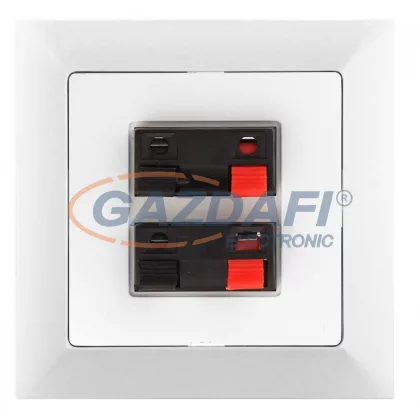 GREENLUX GXKP053 Dupla audio csatlakozóaljzat PREMIUM fehér GREENLUX GXKP053 Dupla audio csatlakozóaljzat PREMIUM fehér