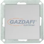   GREENLUX GXKP122 PREMIUM VP-2/1 M-S Kétpólusú kapcsoló ezüst  10A