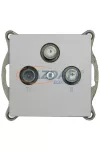 GREENLUX GXKP144 PREMIUM 2 TV+R+S M-S Televízió,rádió és szatelit dupla aljzat, végzáró ezüst GREENLUX GXKP144 PREMIUM 2 TV+R+S M-S Televízió,rádió és szatelit dupla aljzat, végzáró ezüst