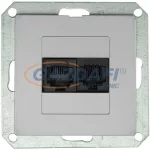   GREENLUX GXKP150 PREMIUM 2 PC M-S Dupla kommunikációs csatlakozóaljzat 2x8pin (2xRJ45) ezüst
