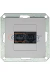 GREENLUX GXKP151 PREMIUM 2 PC/6 M-S Dupla kommunikációs csatlakozóaljzat 2x8pin (2xRJ45) Cat.6 ezüst GREENLUX GXKP151 PREMIUM 2 PC/6 M-S Dupla kommunikációs csatlakozóaljzat 2x8pin (2xRJ45) Cat.6 ezüst