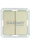 GREENLUX GXKP217 PREMIUM VP-2/2 M-P Kétpólusú kettős kapcsoló pezsgő  10A