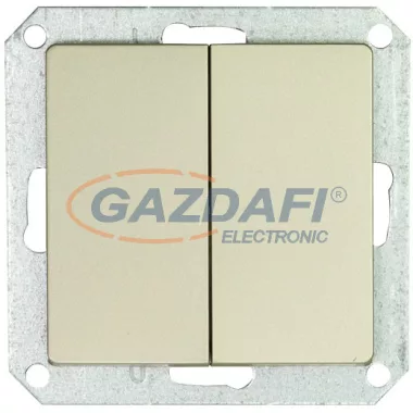 GREENLUX GXKP227 PREMIUM VP-2/2/S M-P Kétpólusú kettős kapcsoló jelzőfénnyel pezsgő 10A GREENLUX GXKP227 PREMIUM VP-2/2/S M-P Kétpólusú kettős kapcsoló jelzőfénnyel pezsgő 10A