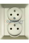 GREENLUX GXKP238 PREMIUM ZA-26 P Dupla csatlakozóaljzat 2x(2P+PE), 16A pezsgő GREENLUX GXKP238 PREMIUM ZA-26 P Dupla csatlakozóaljzat 2x(2P+PE), 16A pezsgő