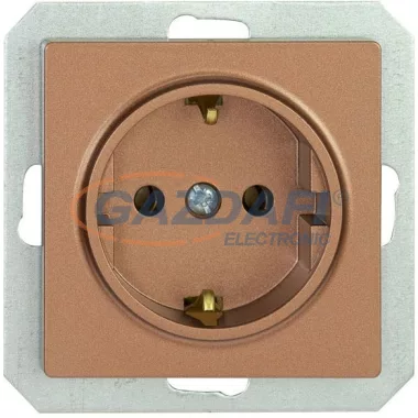 GREENLUX GXKP336 PREMIUM ZA-17 SCHUKO M-A Csatlakozóaljzat 2P+PE, 16A mahagóni GREENLUX GXKP336 PREMIUM ZA-17 SCHUKO M-A Csatlakozóaljzat 2P+PE, 16A mahagóni