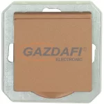   GREENLUX GXKP337 PREMIUM ZA-16 CV M-A Csatlakozóaljzat, IP44 védelemmel, 2P+PE, 16A mahagóni IP44