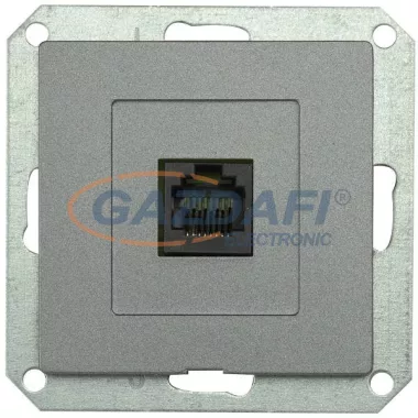 GREENLUX GXKP449 PREMIUM 1 PC/6 M-G Kommunikációs csatlakozóaljzat 8pin (RJ45) Cat.6 grafit GREENLUX GXKP449 PREMIUM 1 PC/6 M-G Kommunikációs csatlakozóaljzat 8pin (RJ45) Cat.6 grafit