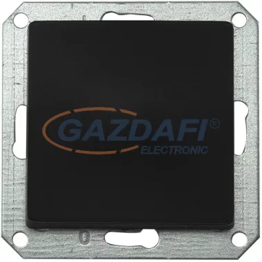 GREENLUX GXKP518 PREMIUM VP-6 M-N Váltókapcsoló matt fekete 10A GREENLUX GXKP518 PREMIUM VP-6 M-N Váltókapcsoló matt fekete 10A