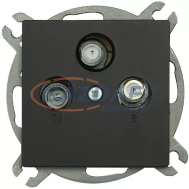 GREENLUX GXKP544 PREMIUM 2 TV+R+S M-N Televízió,rádió és szatelit dupla aljzat, végzáró matt fekete GREENLUX GXKP544 PREMIUM 2 TV+R+S M-N Televízió,rádió és szatelit dupla aljzat, végzáró matt fekete