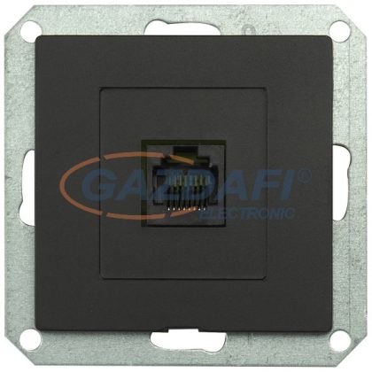   GREENLUX GXKP548 PREMIUM 1 PC M-N Kommunikációs csatlakozóaljzat 8pin (RJ45) matt fekete