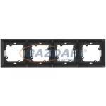   GREENLUX GXKP556 PREMIUM 4 FR N 4-es keret PREMIUM családhoz matt fekete