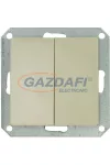 GREENLUX GXKP624 PREMIUM TL-Z M-C Redőny nyomókapcsoló elefántcsont 10A GREENLUX GXKP624 PREMIUM TL-Z M-C Redőny nyomókapcsoló elefántcsont 10A