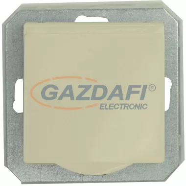GREENLUX GXKP637 PREMIUM ZA-16 CV M-C Csatlakozóaljzat, IP44 védelemmel, 2P+PE, 16A elefántcsont IP44