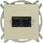   GREENLUX GXKP651 PREMIUM 2 PC/6 M-C Dupla kommunikációs csatlakozóaljzat 2x8pin (2xRJ45) Cat.6 elefántcsont